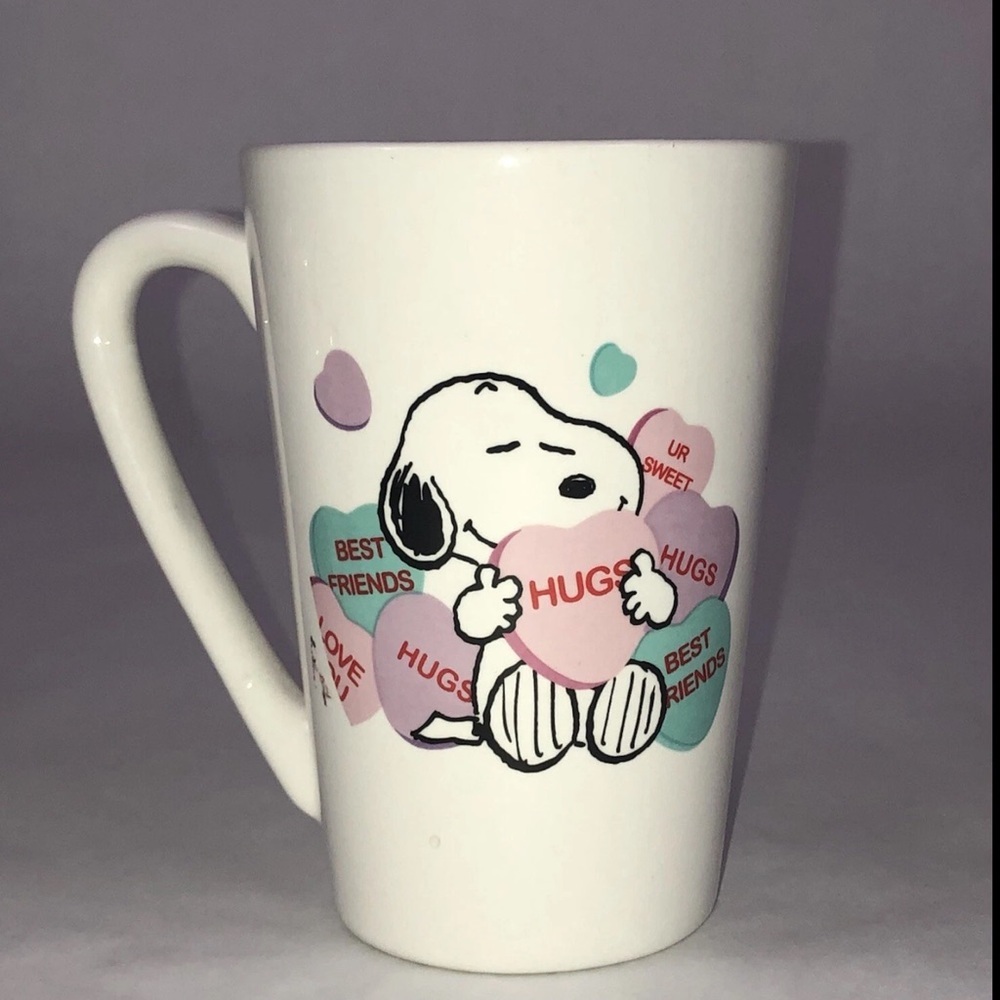 Snoopy Valentines Day Candy Love Hearts Ceramic Coffee Mug T30